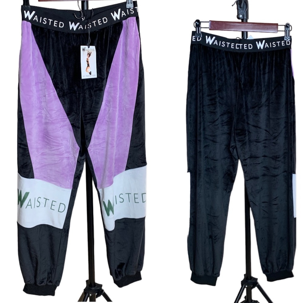 NWT- Waisted USA. Sweatpants Elastic tie waistband.  Size S
